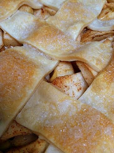Hot Apple Pie Close Up