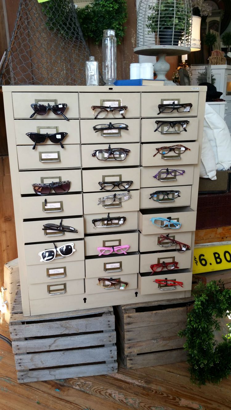 sunglasses file cabnet